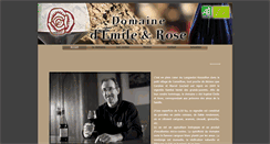 Desktop Screenshot of domainedemile-et-rose.com